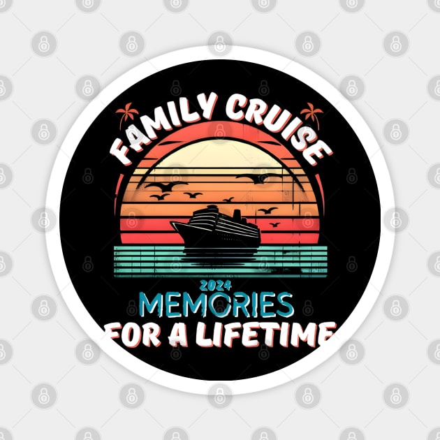 family cruise 2024 family matching cruise vacation party£ Magnet by justingreen